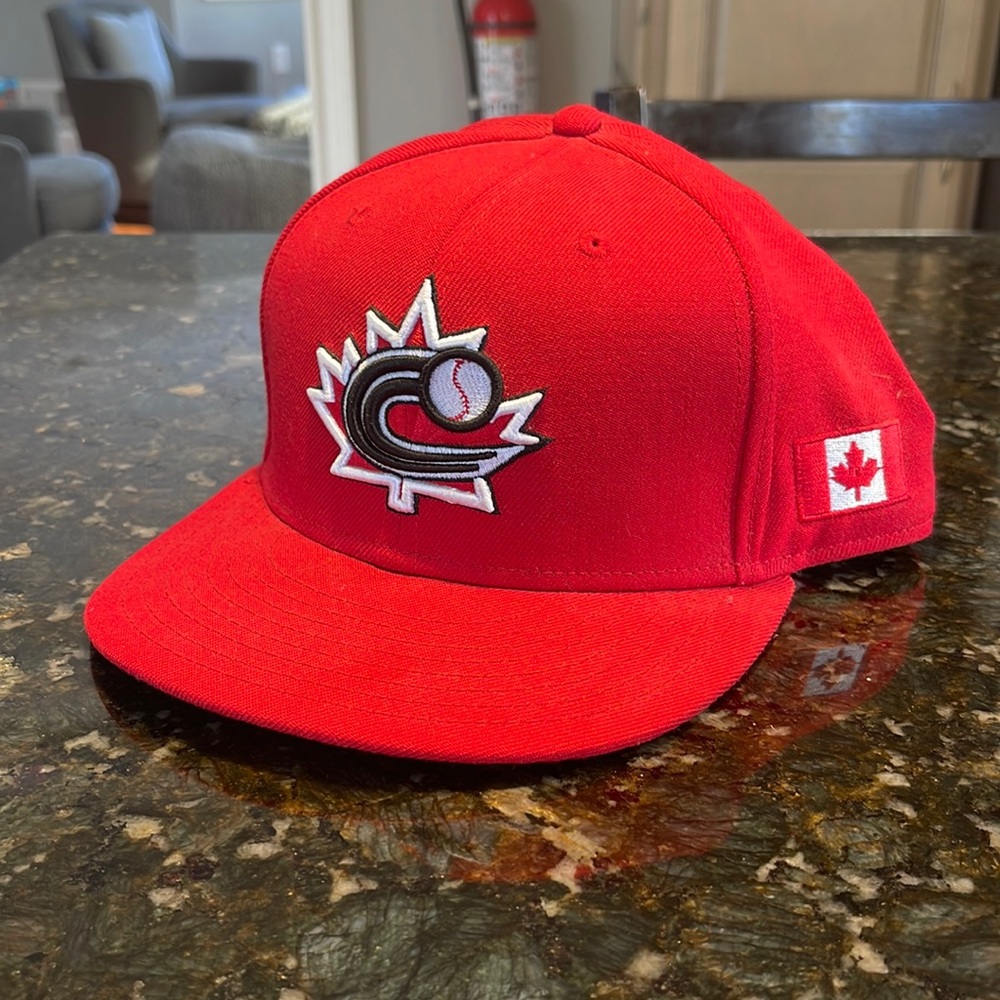 Team Canada WBC fitted hat. Size: 7 1/2